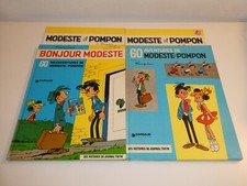 LOT MODESTE ET POMPON COLLECTION COTE D'OR + TOMES 1/2 (Reeditions  / Franquin)