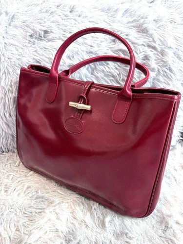 Longchamp roseau tote bag red - tote,