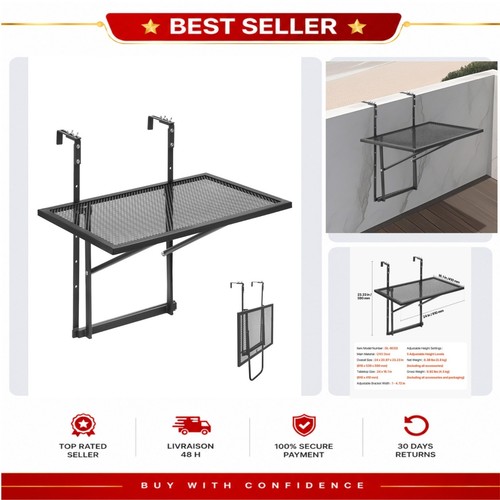 Vevor table suspendue balcon - table,
