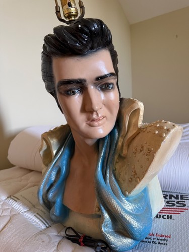 Elvis presley bust lamp - elvis,