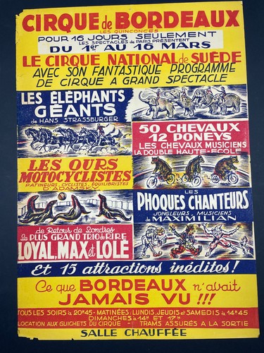 Affiche ancienne originale
