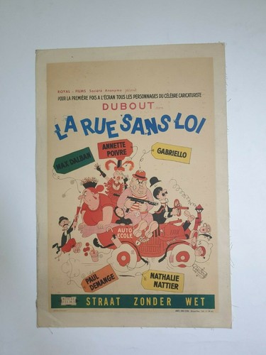 Rue sans loi dubout 1950 - dubout,