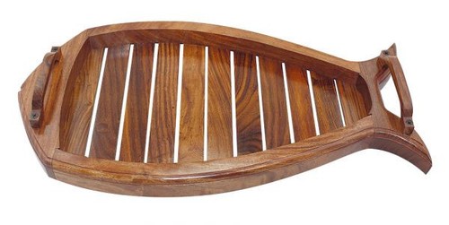 Tablette poisson bois - tablette,