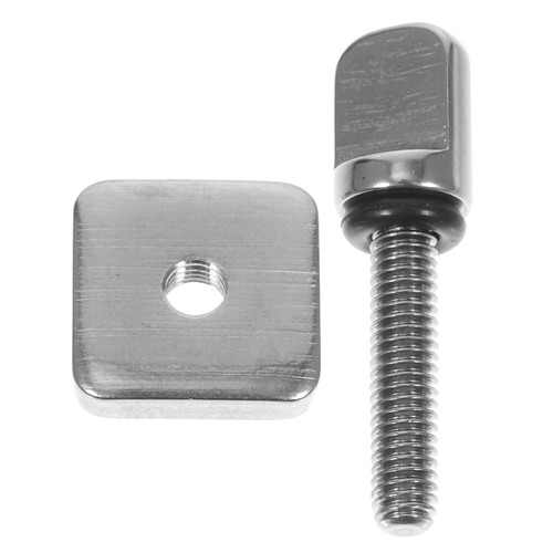 Silver stainless steel fin - stainless,