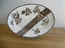 PLAT OVALE FAIENCE E. BOURGEOIS PARIX XIX ème Lot B.