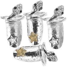  4 Pcs Anneaux À Ongles Bague