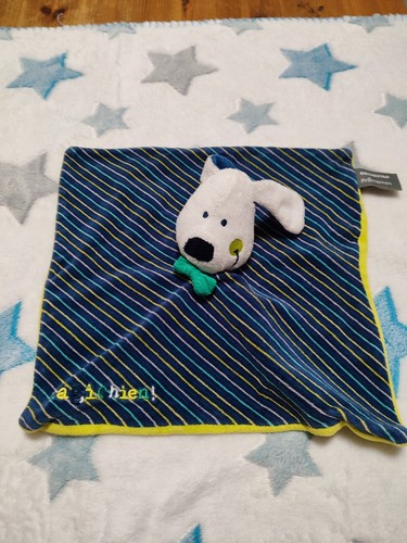 Doudou plat carré chien - doudou,