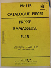 Catalogue pièces IH presse