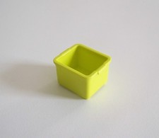 PLAYMOBIL (G1253) POMPIERS - Caisse Jaune Fluo Rangement Accessoire 4825