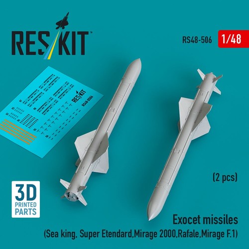 Exocet missiles sea - exocet, pcs)