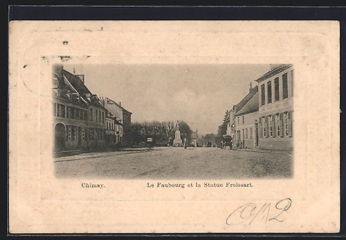 Cpa chimay faubourg et la - cpa,