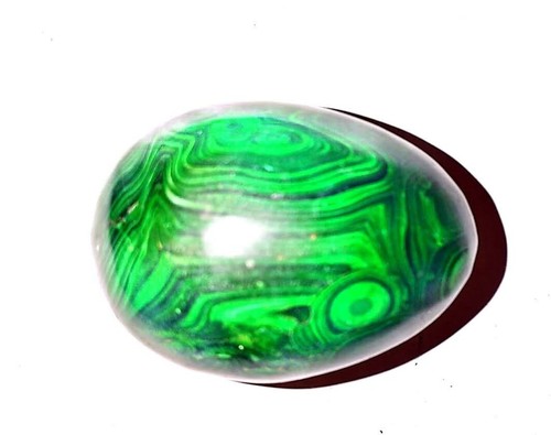 Oeuf malachite polie - oeuf,