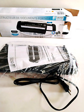 Destructeur de documents 6 feuilles broyeur à papier portatif bras télescopique 