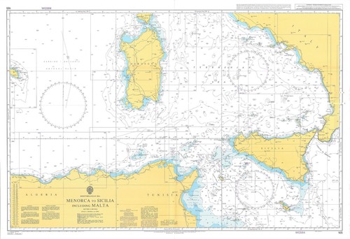 165 carte marine - 165,