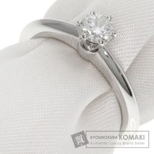 TIFFANY & Co. Solitaire Diamond Ring Platinum PT950 Ladies