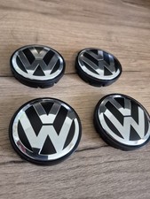 4 Capuchons Originaux VW 56mm Cache Moyeu de Jante – Réf. 1J0601171