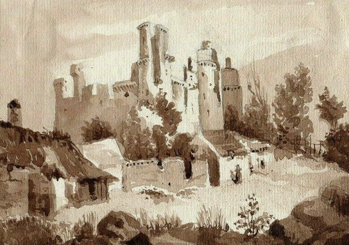 Architecture ruines paysage - ruines,