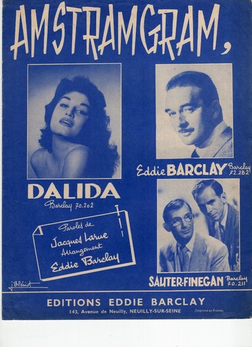 Dalida 1959 partition - dalida,