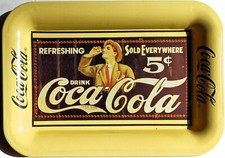 mini plateau vintage COCA COLA  1989 illustration 1907