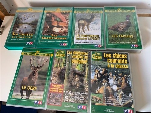 Lot cassettes vidéo vhs - 7,