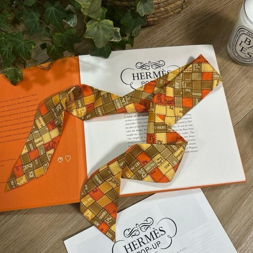 écharpe skinny hermes twilly - Écharpe,