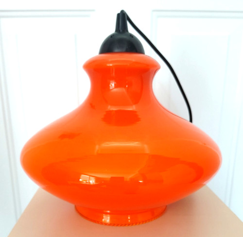 Suspension lustre opaline - suspension,