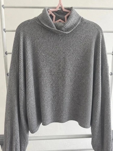 Pull femme hollister gris col - hollister,