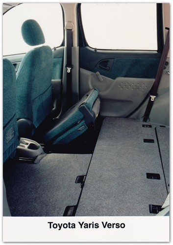 Toyota yaris verso interior - verso,
