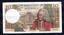 10 Francs Voltaire 3.3.1966