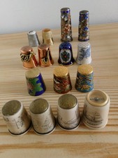 dés à coudre anciens collection voir photos, le lot de 15