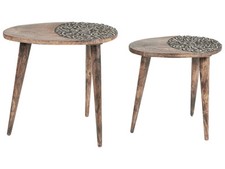 Lot de 2 Tables d'Appoint
