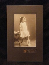 "Photographie Fille Schulz Osnabruck Allemagne Début XX ème siècle"