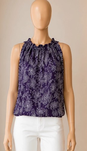 Blouse haut top violet diane - haut,