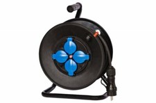 Enrouleur électrique 4x230V à clapet IP44 3x1,5/3x2,5 15-50m F-Electro