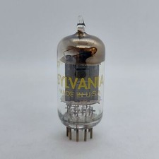 12AU7 SYYLVANIA BLACK PLATE