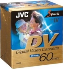 Cassettes vidéo mini jvc - 5, mini-dv