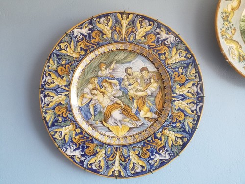 Grand plat assiette murale
