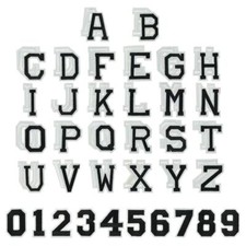 62 PCS Patch Lettre