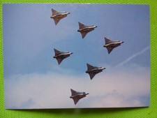 Carte postale postcard AVIATION AVION MILITAIRE    DANEMARK  /  SAAB  DRAKEN