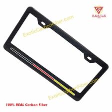 Allemand Drapeau Rayure Carbone Fibre Licence Plaque Cadre 2x2 Brillant