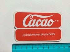 Autocollant Cacao Vêtements Ski Enfants Sticker 80S ORIGINAL