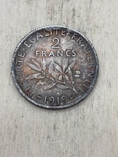 Pièce 2 francs argent Semeuse