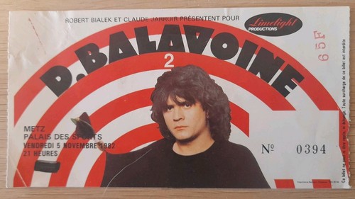 Ticket concert daniel - ticket,