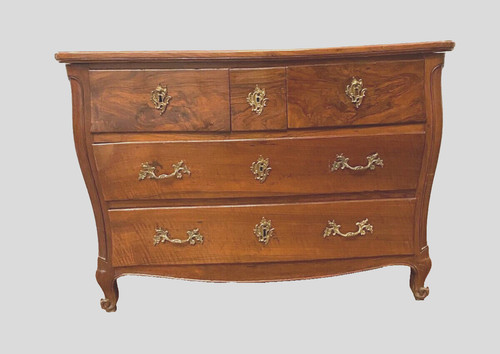 Commode noyer massif dessus - noyer,