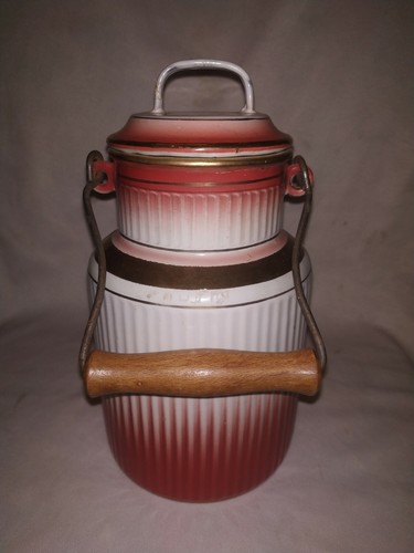 Vintage émaillé lait - vintage, peut
