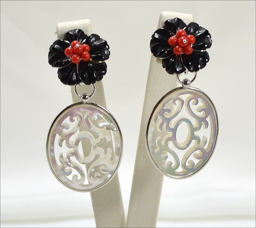 Boucles oreilles argent - d'oreilles, en