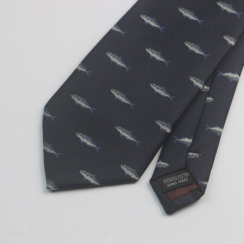 Cravate jacquard motif animal