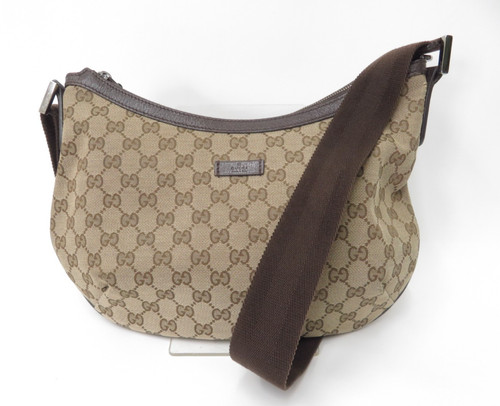 Authentic gucci canvas half - gg,