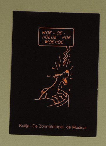 Herge tintin carte postale - carte,