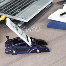 dual-slot tabletop de bureau CNC bleu sportscar style pour Sony Xperia Z2 Tablet